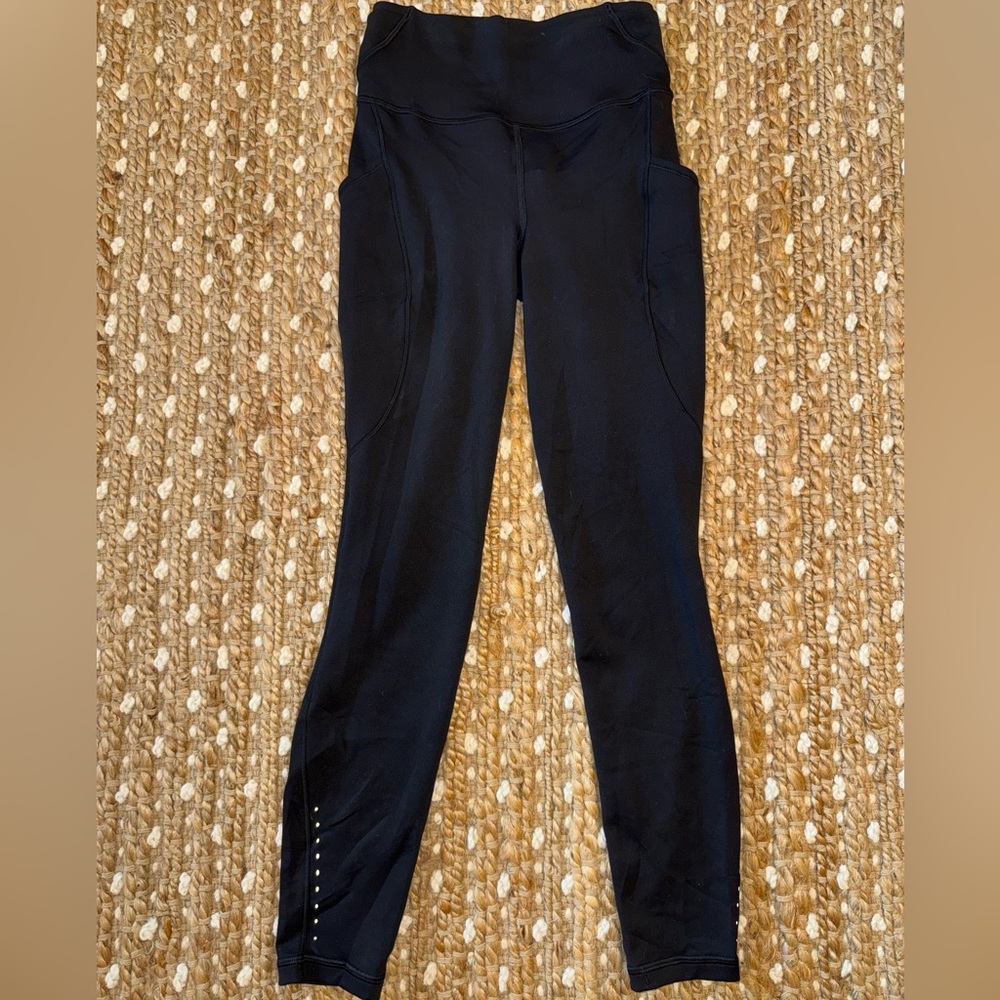 Lululemon Reflective Dot Black Leggings